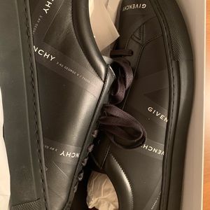 Black Logo Tape Urban Street Sneakers by Givenchy